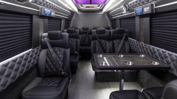 charlotte 15 passenger sprinter van interior