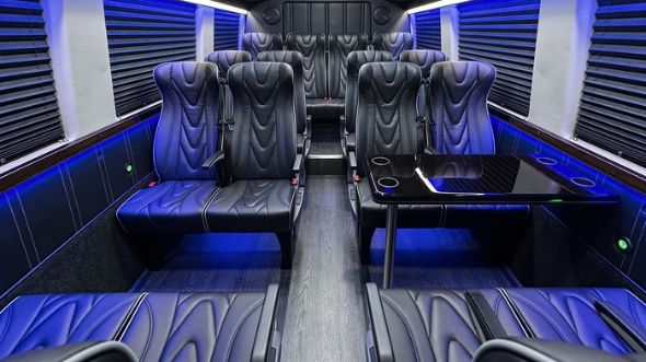 charlotte 20 passenger sprinter van interior