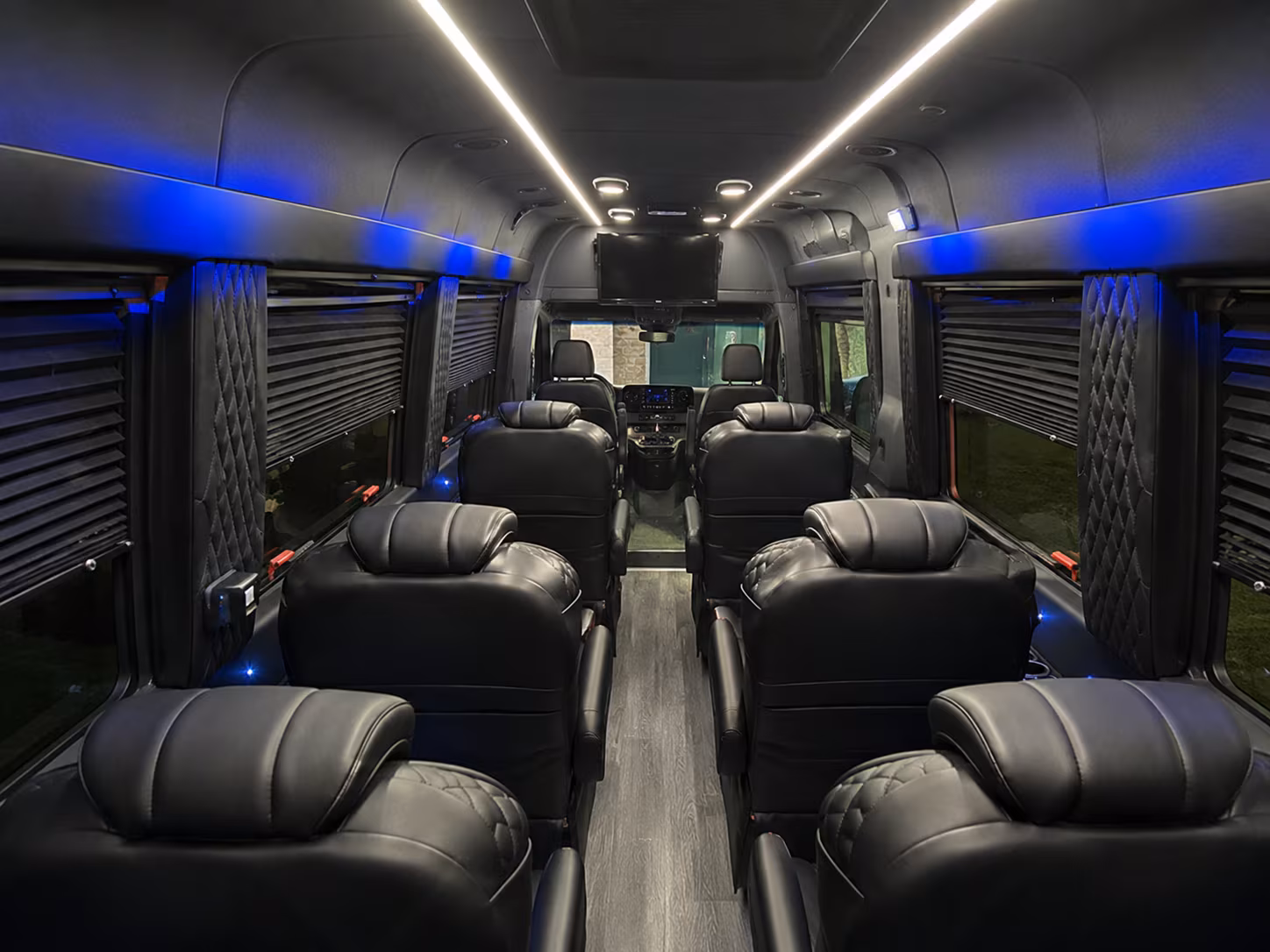 10 passenger sprinter van inside