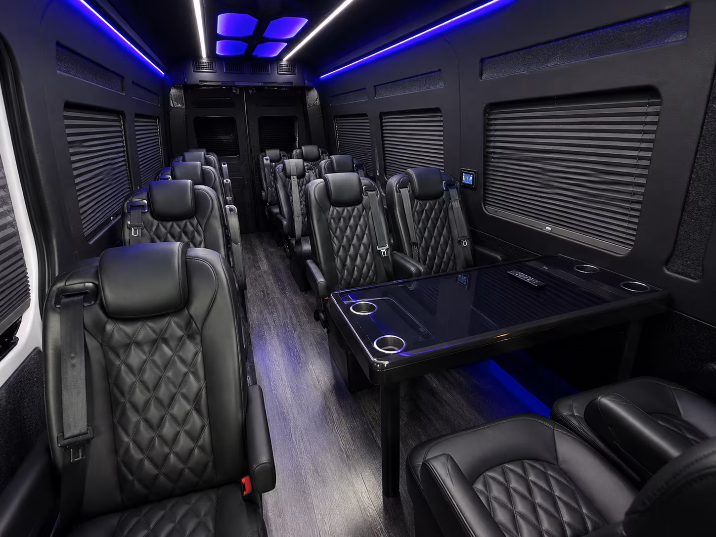 charlotte 15 passenger sprinter van inside