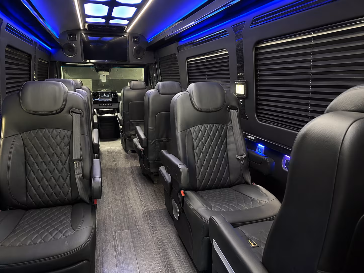 charlotte 15 passenger sprinter van interior