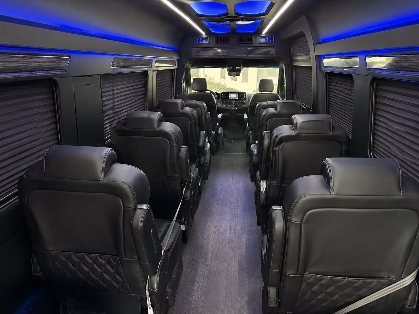 charlotte 20 passenger sprinter van inside