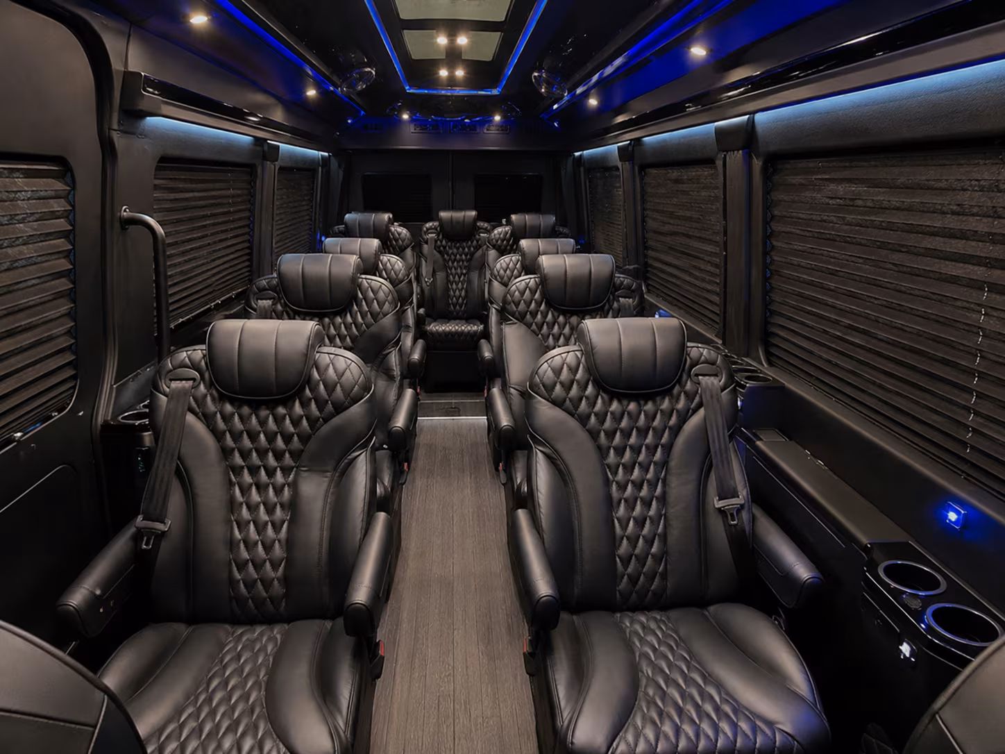 charlotte 8 passenger sprinter van interior