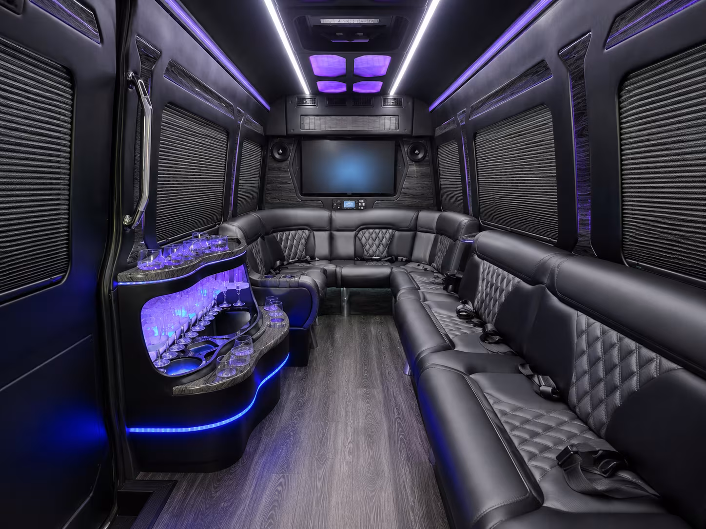 charlotte sprinter limousine interior