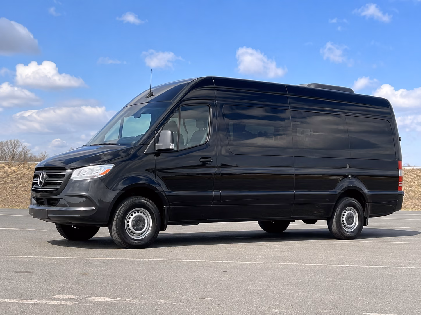 charlotte sprinter van booking step 1