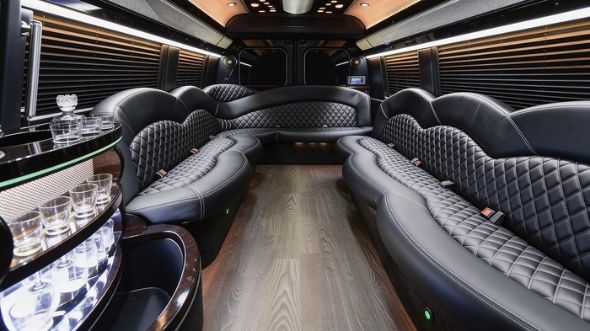 sprinter limousine inside charlotte